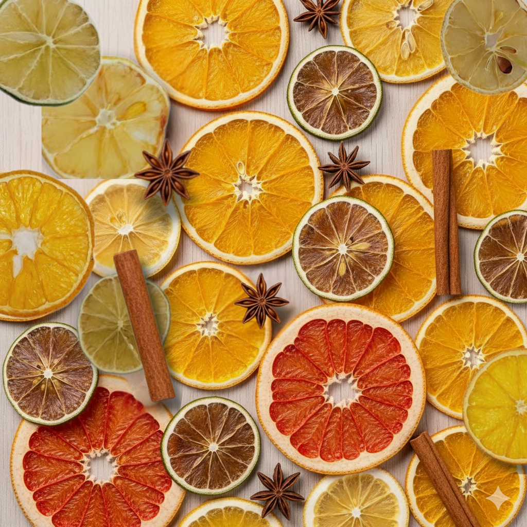Dehydrated organic citrus mixed / Agrumes biologiques séchés (mélange)